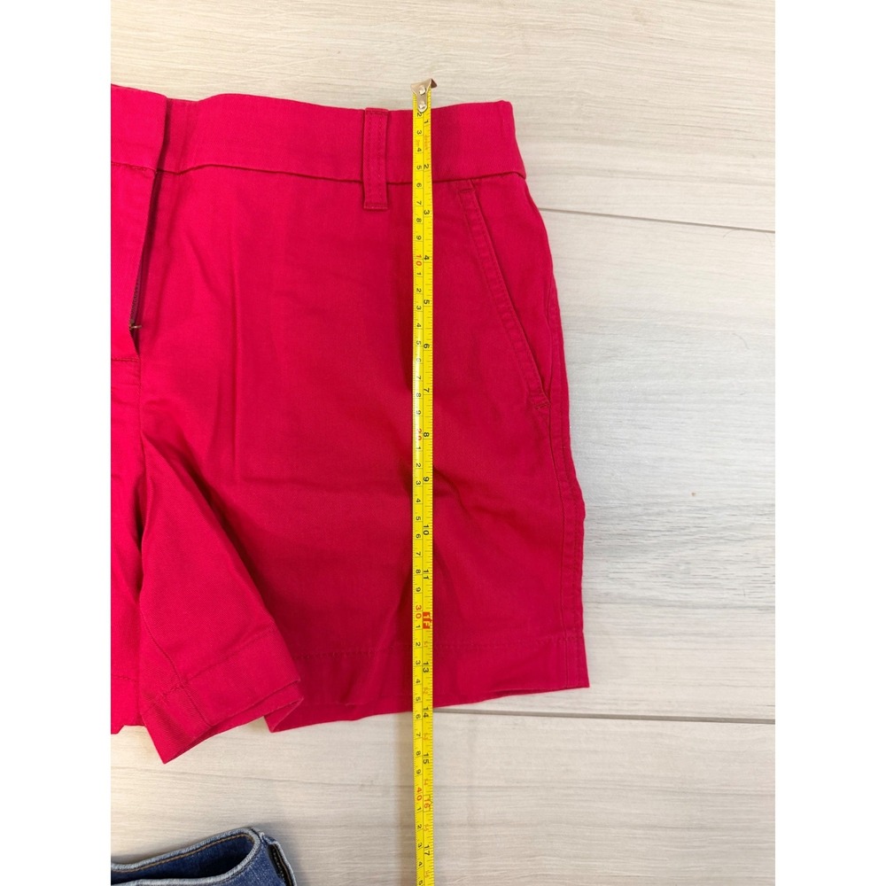 J Crew Shorts Bundle Womens Sz 10 Pink Chino Denim Patch Pocket Summer NWT - Picture 6 of 9
